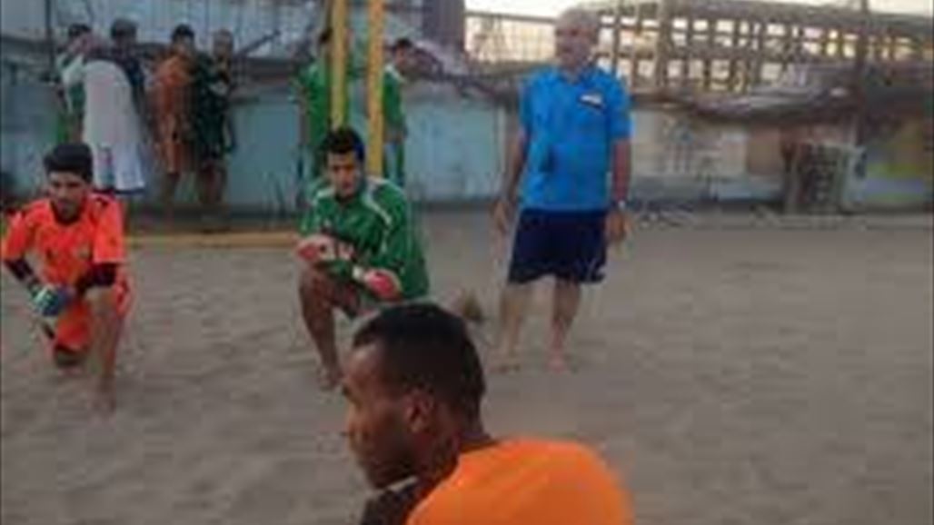 منتخب الشاطئية يخوض ثلاث مباريات تجريبية بمعسكرتدريبي في لبنان