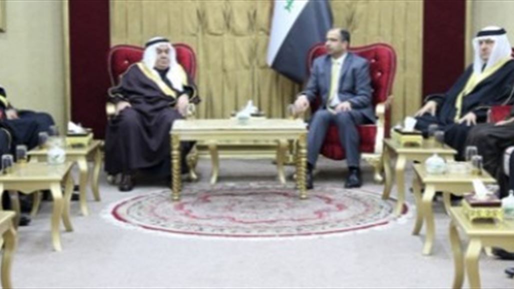 رئيس البرلمان يعزي بوفاة امير قبيلة الدليم ماجد السليمان