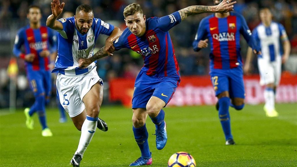 برشلونة يتغلب على ليجانس بشق الأنفس