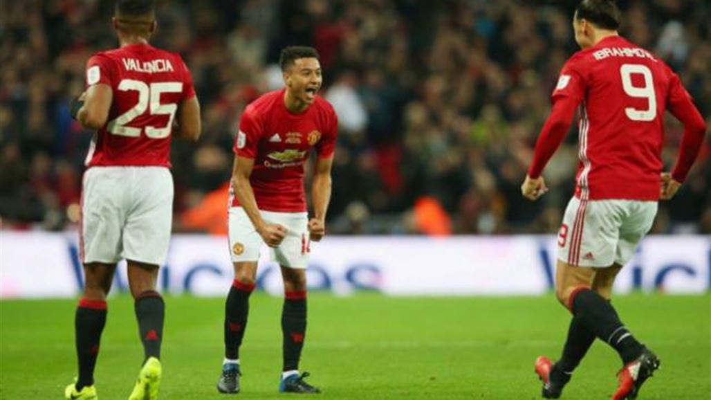 مانشستر يونايتد يهزم ساوثامبتون 3-2 ويحرز لقب كأس الرابطة