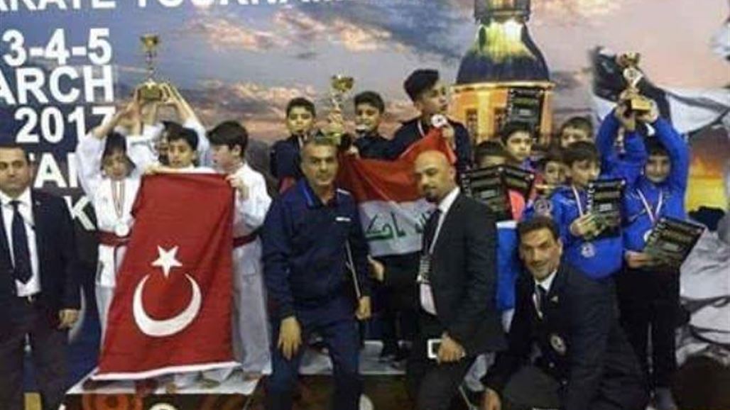 أشبال ديالى يحصدون المركز الأول في بطولة دولية بلعبة الكراتيه
