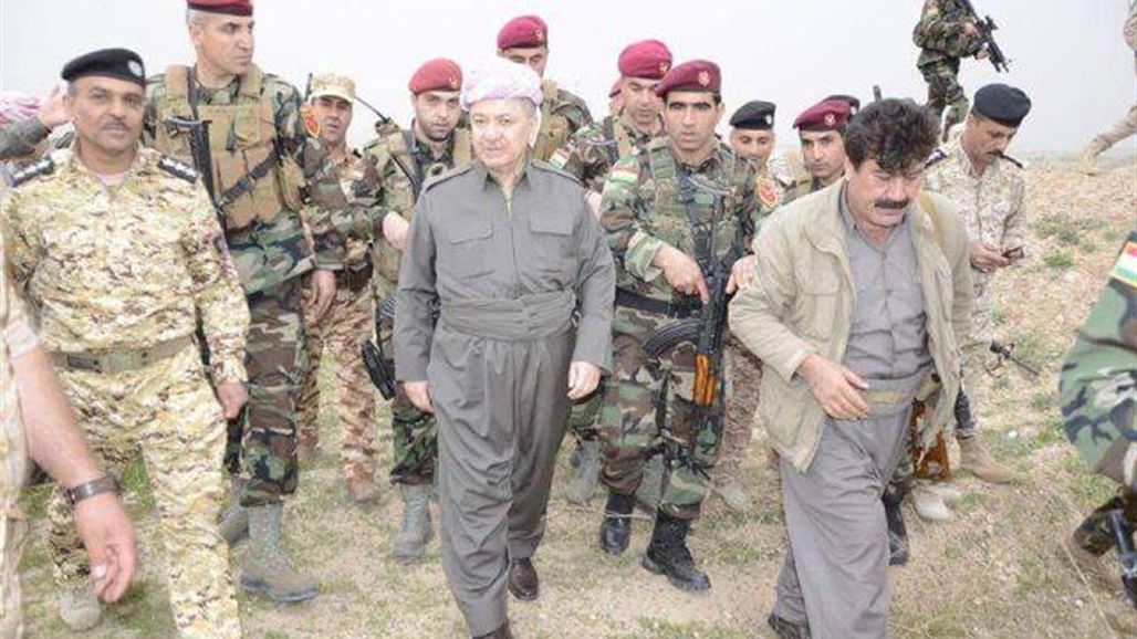 البارزاني يصل إلى كركوك ويعقد اجتماعاً مع مسؤول محور غرب المحافظة
