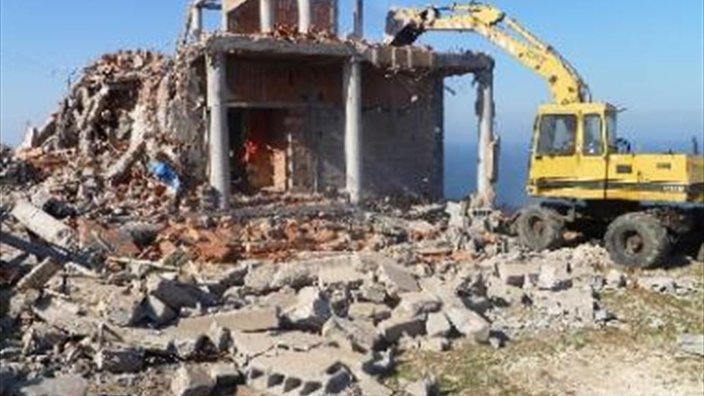 العربية تكشف عن قيام قوة من البيشمركة بهدم الدور على اصحابها بكركوك