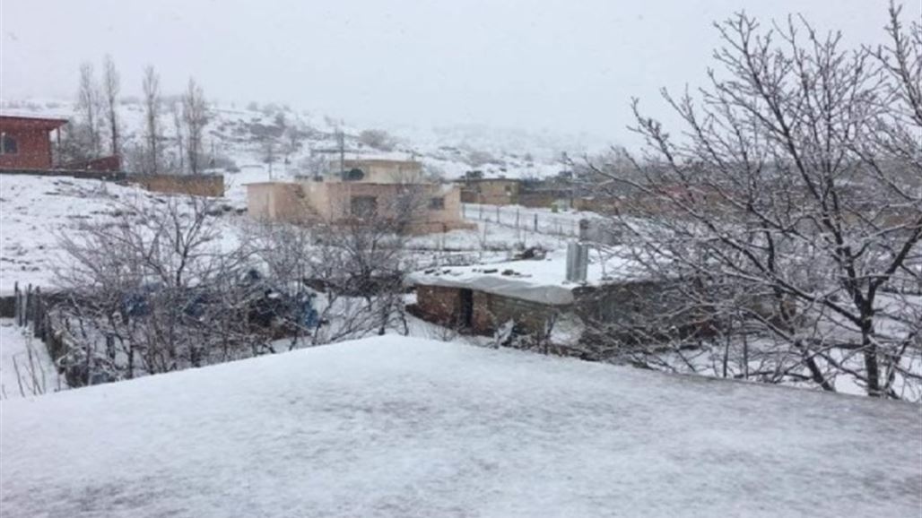 بالصور .. موجة ثلجية تجتاح المناطق الجبلية بدهوك