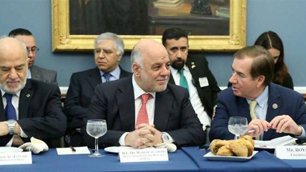 العبادي يصل الى الكونغرس ويجتمع مع رئيس لجنة العلاقات