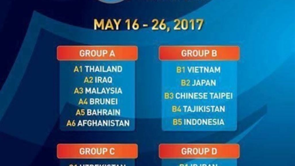 شباب الصالات يلاعبون تايلند وماليزيا وبروناي والبحرين وافغانستان