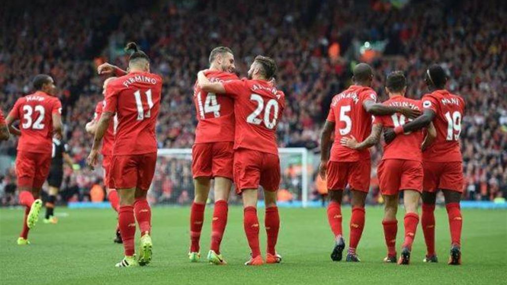 ليفربول يتجاوز ايفرتون بثلاثية في الدوري الانكليزي