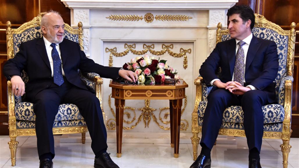 الجعفري والبارزاني يؤكدان على اهمية التعاون بين بغداد واربيل واستمرار الحوارات البناءة