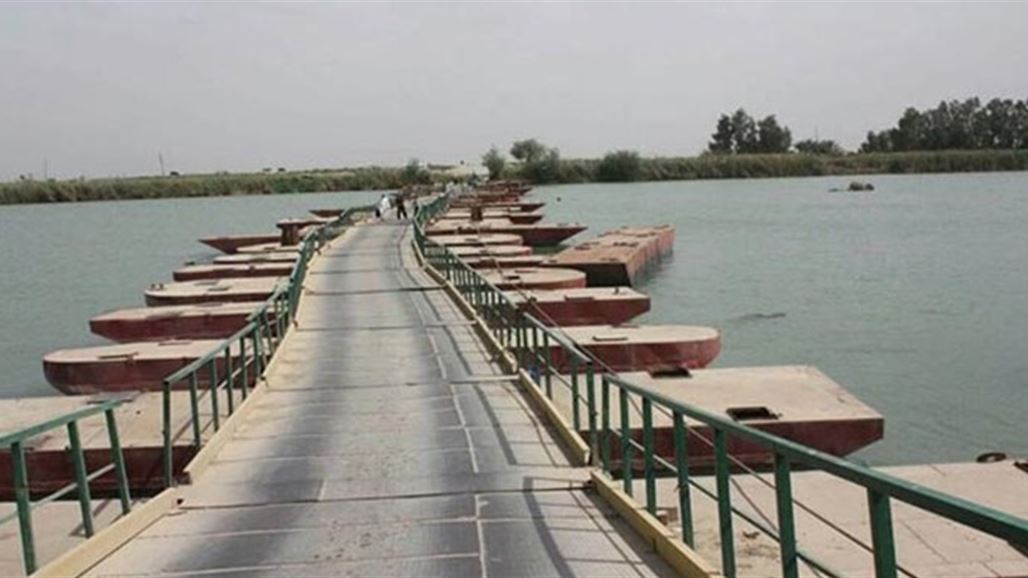 ارتفاع مناسيب مياه دجلة يلحق اضرارا بجسر عائم يربط القيارة بمناطق جنوب نينوى