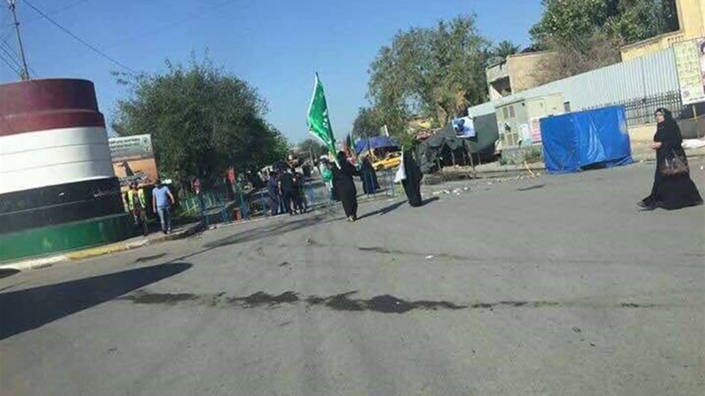 اصابة اربعة من زوار الامام الكاظم بتفجير جنوبي بغداد