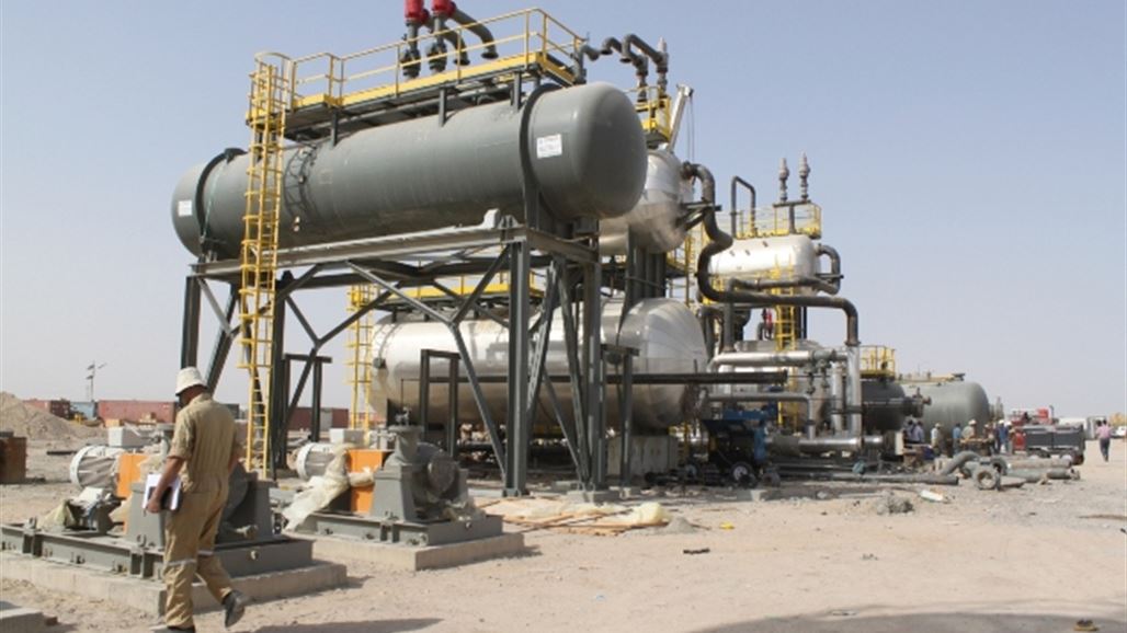 حراس حقل السيبة الغازي بالبصرة يتظاهرون للمطالبة بتثبيتهم