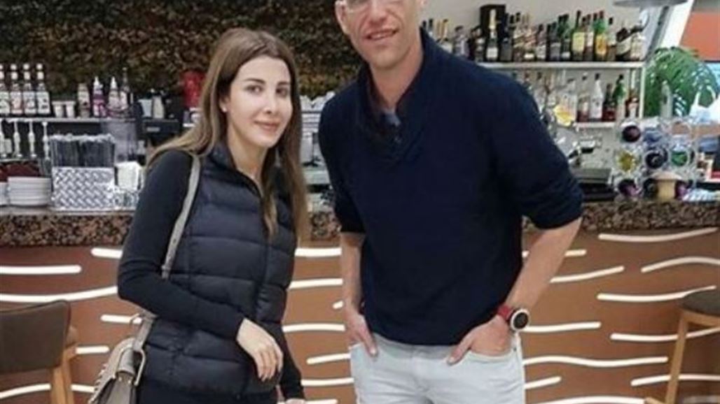 نانسي عجرم برفقة رجل أعمال إسرائيلي