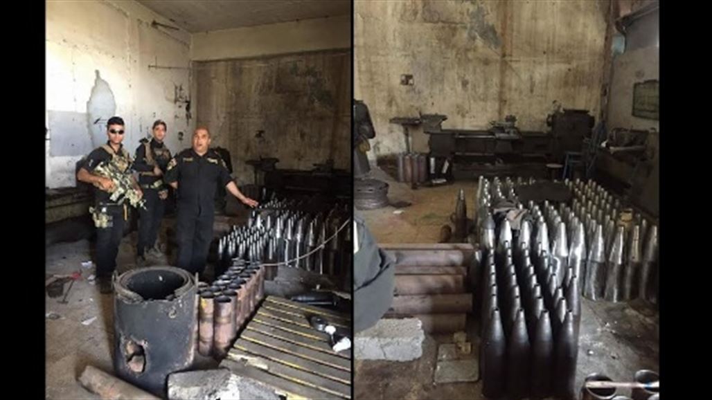 جهاز مكافحة الإرهاب يعثر على مصنع أسلحة كبير لـ"داعش" بالموصل