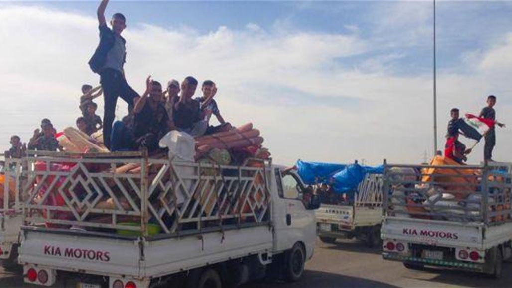 هجرة الأنبار تعلن عودة أكثر من 165 ألف اسرة نازحة الى المحافظة
