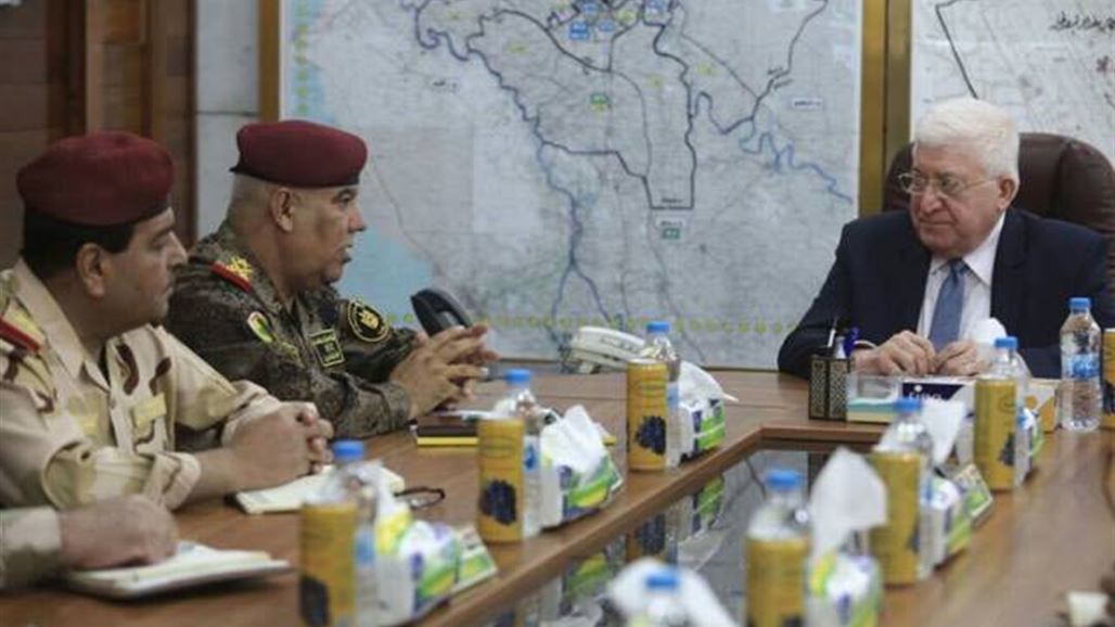 معصوم يزور مقر عمليات بغداد ويبحث مع قائدها امن العاصمة