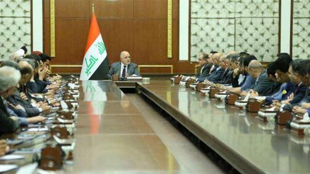 العبادي: المصالحة المجتمعية لابد من تحقيقها بين السكان المدنيين