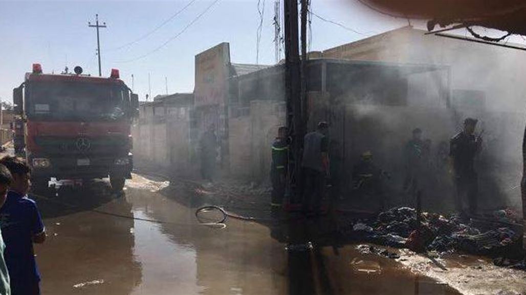 الداخلية تعلن اخماد حريق النجف دون خسائر بشرية