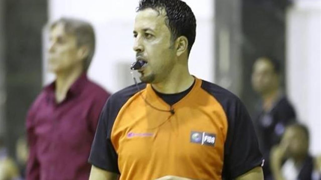 الدولي "احمد علي" ضمن حكام بطولة آسيا لكرة السلة