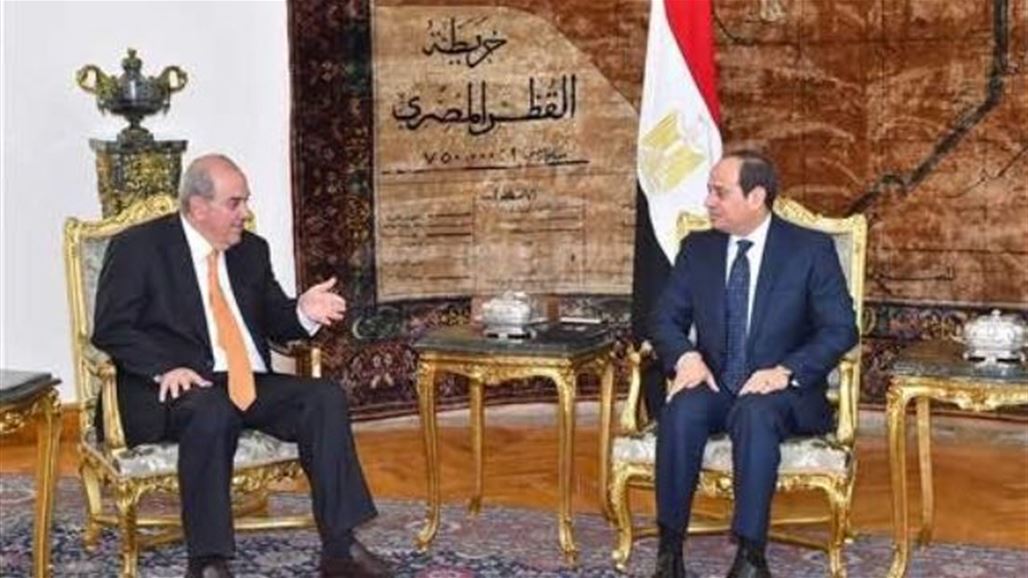 علاوي والسيسي  يبحثان الحرب على الارهاب والانتصارات الأخيرة التي حققها العراق