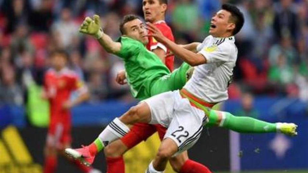 روسيا تودع كأس القارات على يد المكسيك