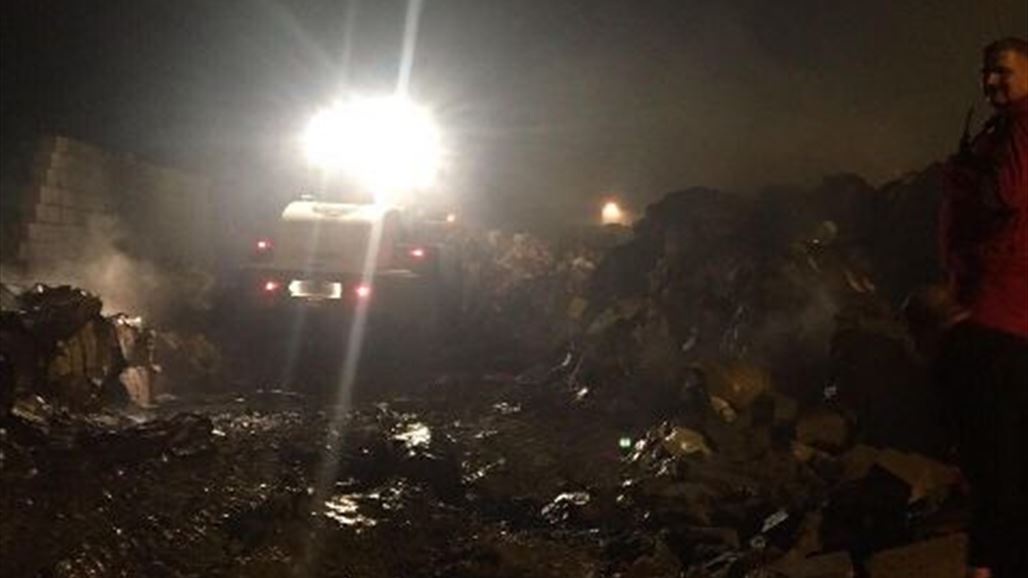 السيطرة على حريق كبير جنوبي كركوك