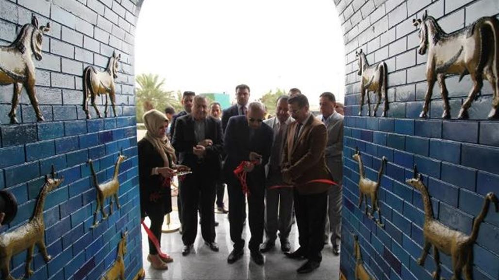 وزير النقل يفتتح بوابة عشتار في مطار بغداد الدولي