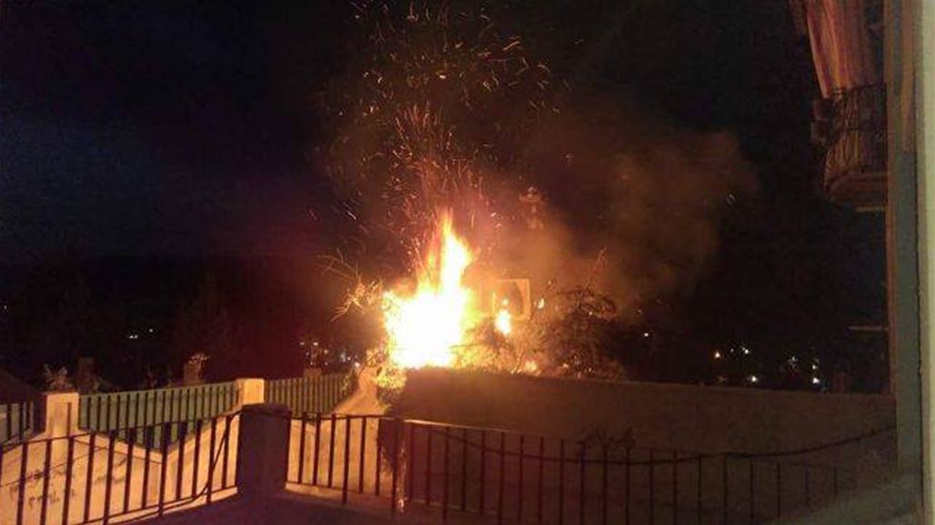 اندلاع حريق داخل مجمع تجاري وسط العمارة