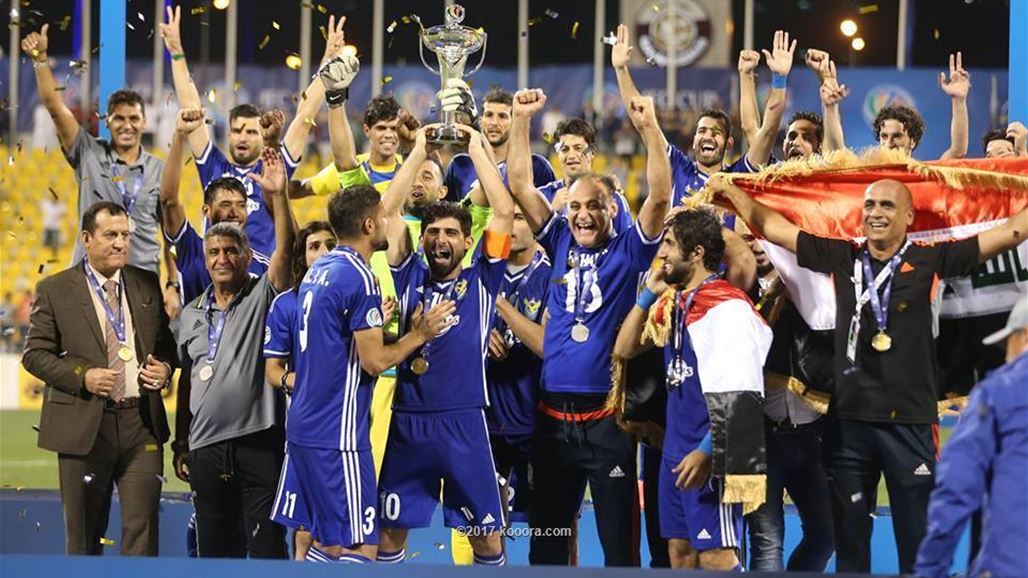 الجوية يتوج بطلاً لدوري الكرة الممتاز