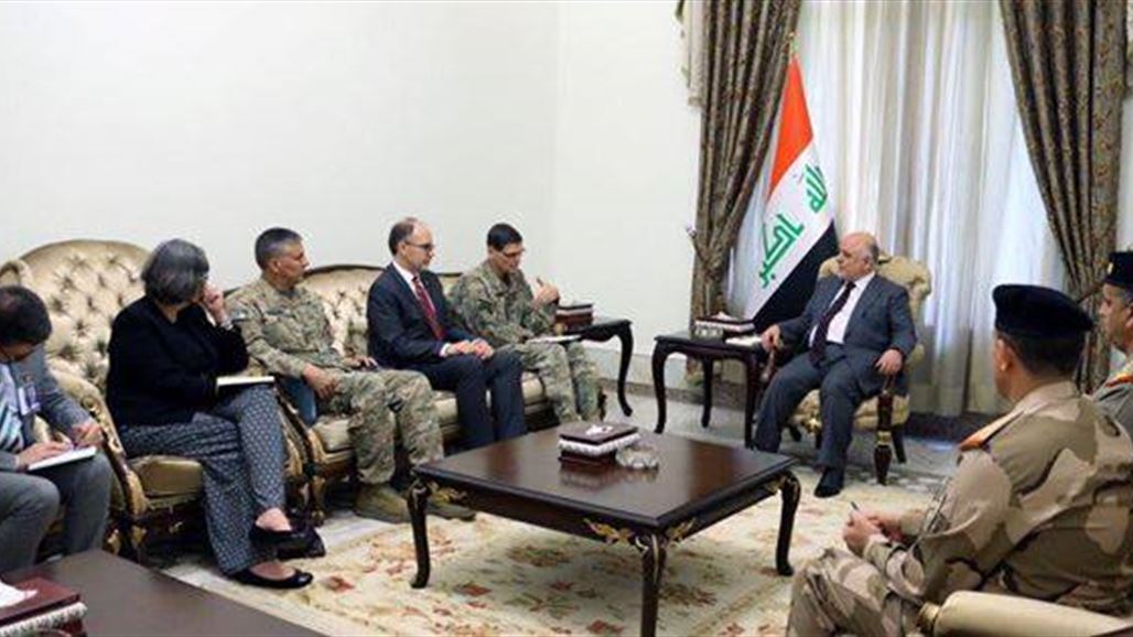 العبادي وفوتيل يؤكدان على استمرار تدريب وتسليح القوات العراقية