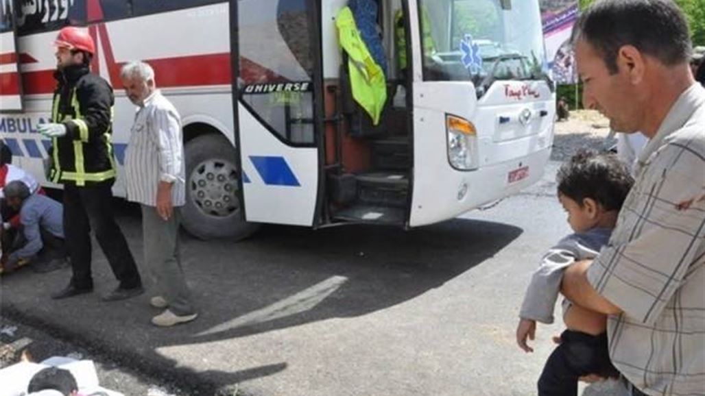 وكالة إيرانية: مصرع ثلاثة عراقيين وإصابة 30 آخرين بحادث سير جنوب طهران