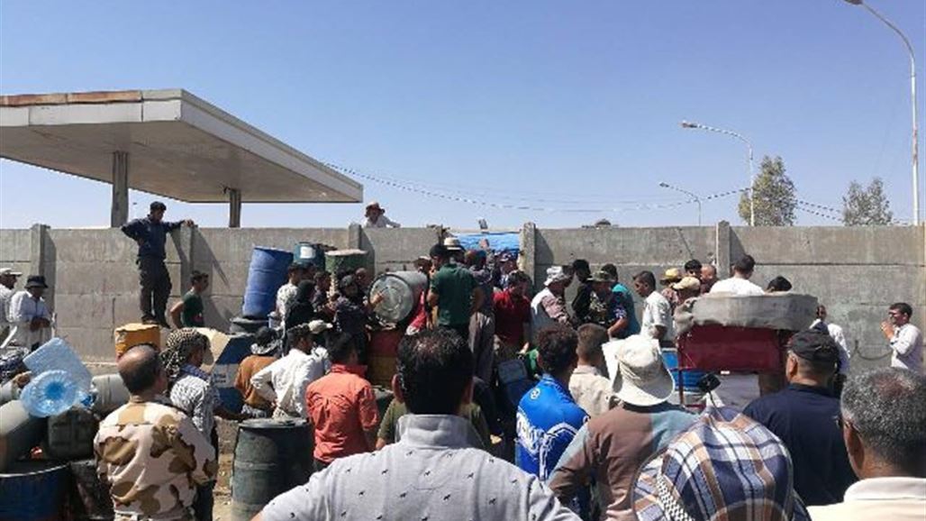 زخم كبير في محطات توزيع النفط الابيض بكركوك