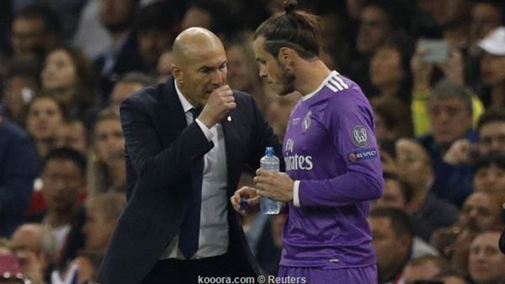 زيدان غاضب من بيل