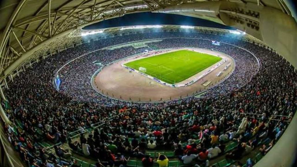 انطلاق حفل مباراة الاساطير بملعب جذع النخلة في البصرة