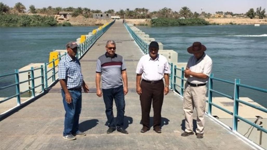 الأنبار: اكمال تأهيل جسر المأمون العائم بكلفة مليار دينار