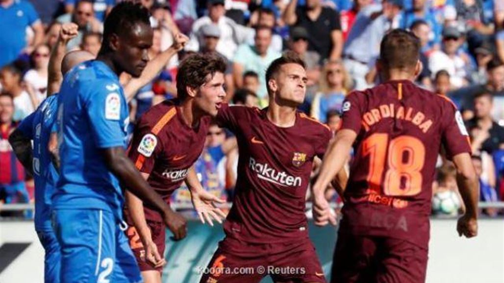 برشلونة ينجو من فخ خيتافي ويهزمه بثنائية في الدوري الاسباني