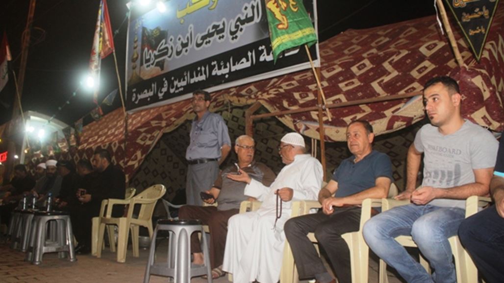 المندائيون يقيمون موكباً حسينياً وسط البصرة وآخر بالزبير للعام الثامن على التوالي