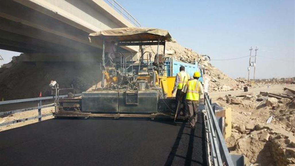 طرق الانبار تعلن إكمال تأهيل الجسر الحديدي شمال الرمادي