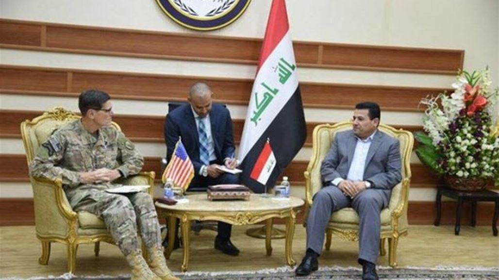قائد عسكري امريكي للاعرجي: واشنطن والعالم يدعمان العراق بحربه العادلة ضد الارهاب