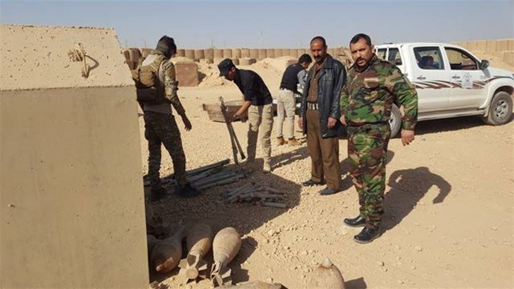 العثور على مستودع للأسلحة غربي الانبار
