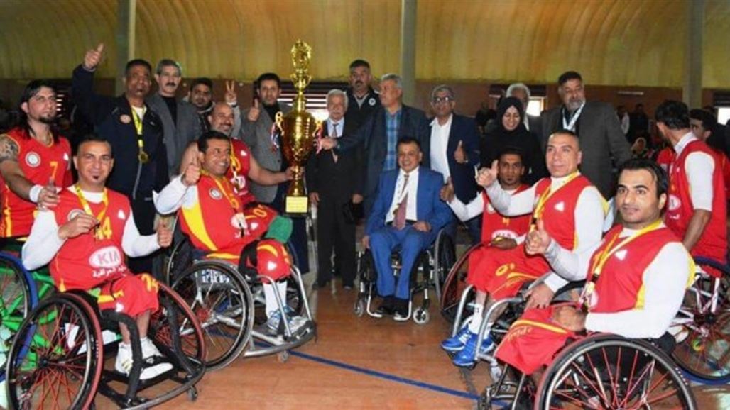 وسام المجد يتوج بلقب بطولة العراق لسلة الكراسي المتحركة