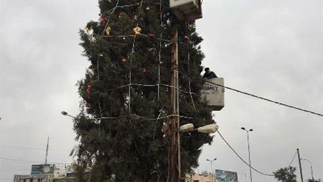 كركوك تشيد أكبر شجرة ميلاد احتفاءً بـ"الكريسماس"