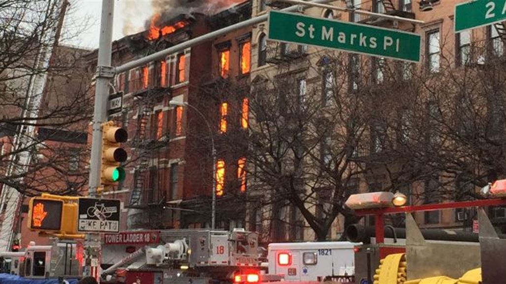 قتلى وجرحى في حريق مروع بمدينة نيويورك