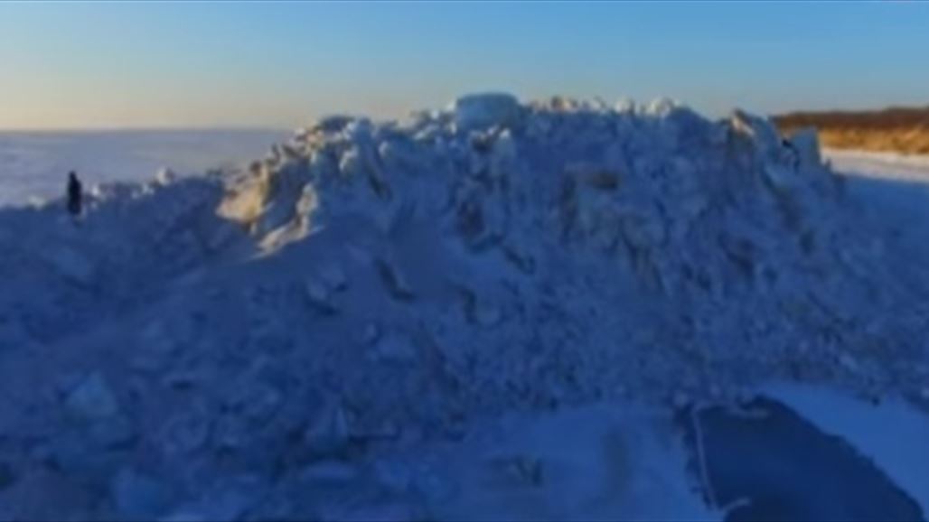 الحدود الروسية الصينية تشهد ظاهرة نادرة غير عادية