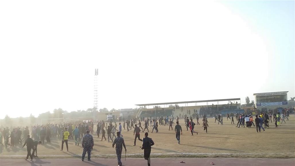 إصابة عدد من اللاعبين بشجار خلال مباراة في الدجيل