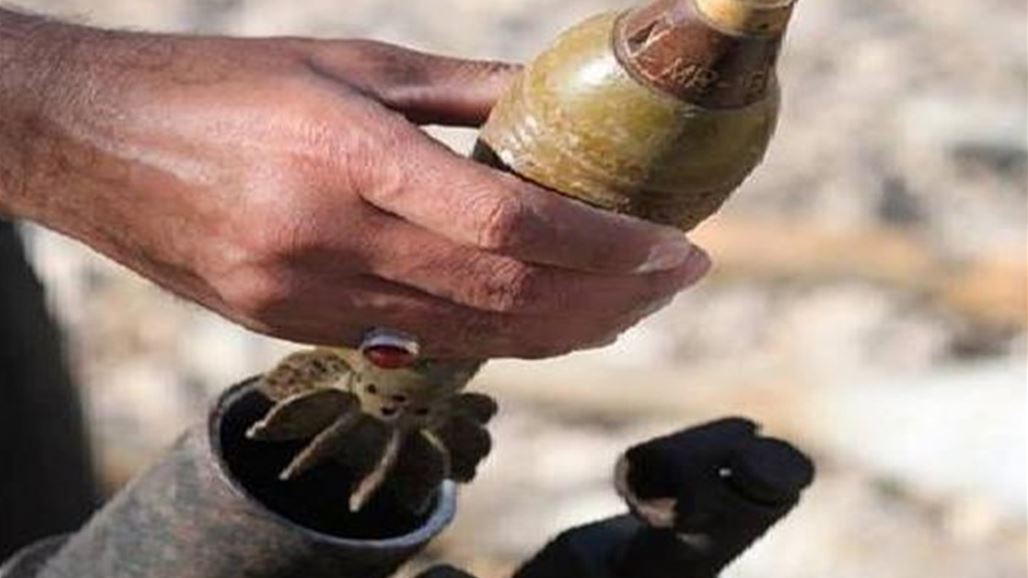 سقوط قذيفة هاون قرب معمل الحصى شرق بعقوبة