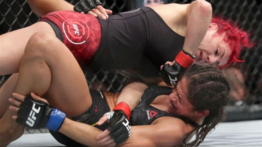 العراقية مرقس تتفوق على منافسة برازيلية في مصارعة UFC