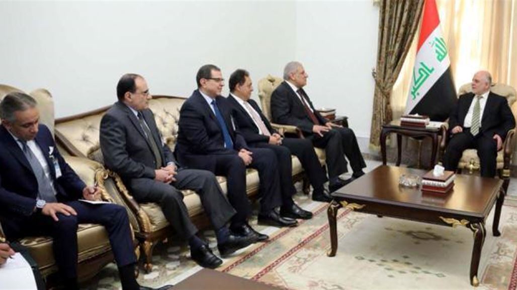 العبادي يتسلم رسالة خطية من السيسي