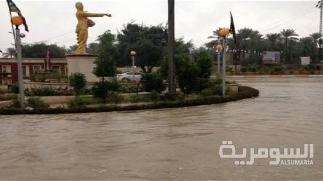 الخالص: محطات تصريف المياه عاجزة امام الامطار الغزيرة