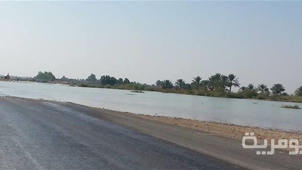 انهيار قنطرة زراعية شمال شرقي بعقوبة بسبب السيول المائية