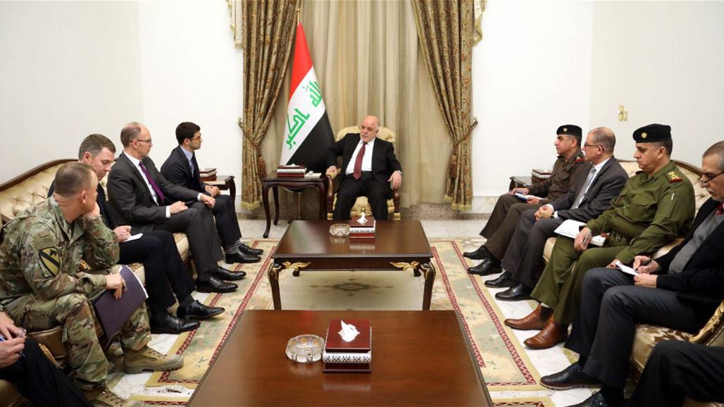 العبادي لمساعد وزير الدفاع الامريكي: يجب انهاء النزاعات في المنطقة